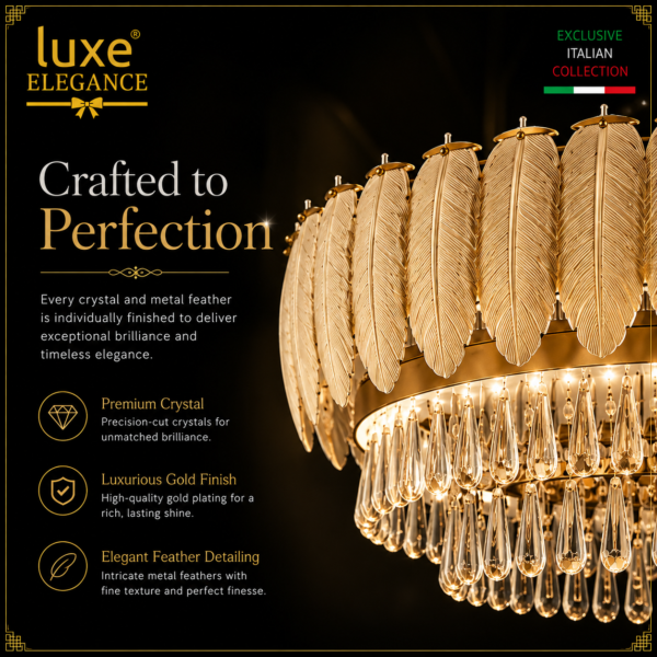 feathera-oval-luxury-crystal-chandelier-gold-3 Feathera Oval