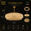 feathera-oval-luxury-crystal-chandelier-gold-4 Feathera Oval