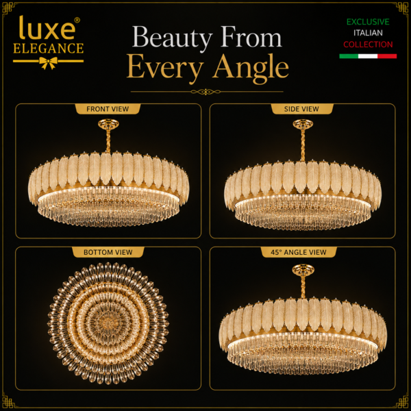 feathera-oval-luxury-crystal-chandelier-gold-6 Feathera Oval